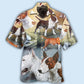 Bull Terrier Dog Lover Art Style - Hawaiian Shirt - Reefox