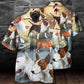 Bull Terrier Dog Lover Art Style - Hawaiian Shirt - Reefox