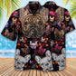 Bulldog Embroidery Cool - Hawaiian Shirt - Reefox