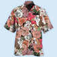 Bulldog And Lovely Flowers - Hawaiian Shirt - Reefox