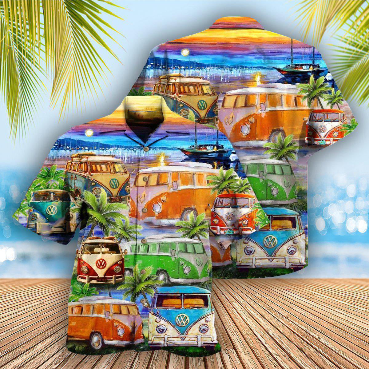 Bus Good Times And Tan Lines On The Beach - Hawaiian Shirt - Reefox