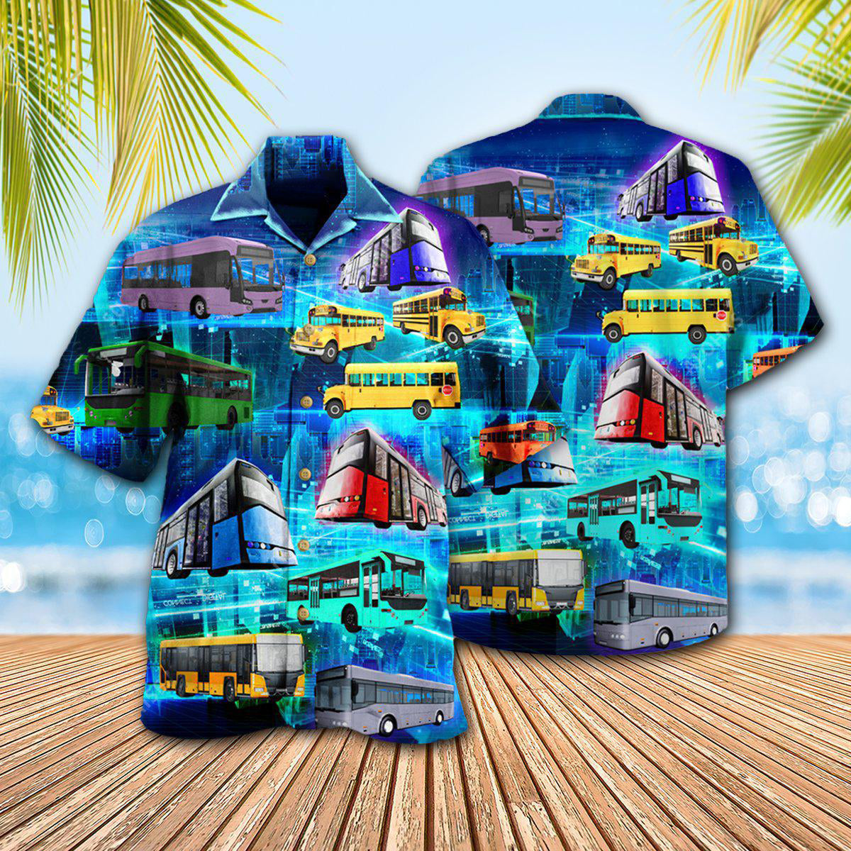 Bus Take A Bus Take An Amazing Journey - Hawaiian Shirt - Reefox