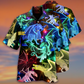 Dragon Neon Love Life Neon Style - Hawaiian Shirt - Reefox