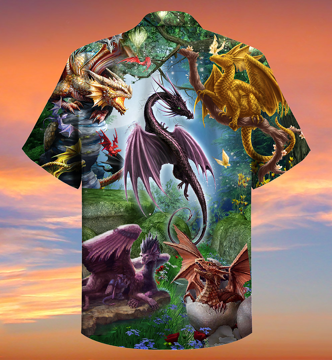 Dragon Fly Love Life Love Sky - Hawaiian Shirt - Reefox