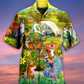 Dragon And Cats Love Life Beautiful Nature- Hawaiian Shirt - Reefox