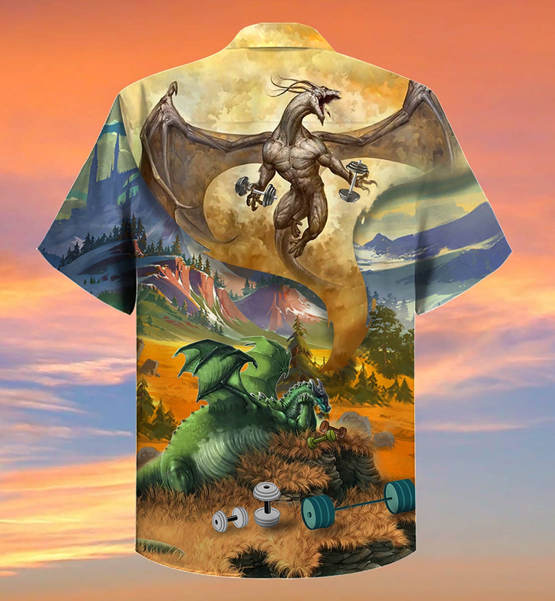 Dragon Gymer Love Life So Cool - Hawaiian Shirt - Reefox