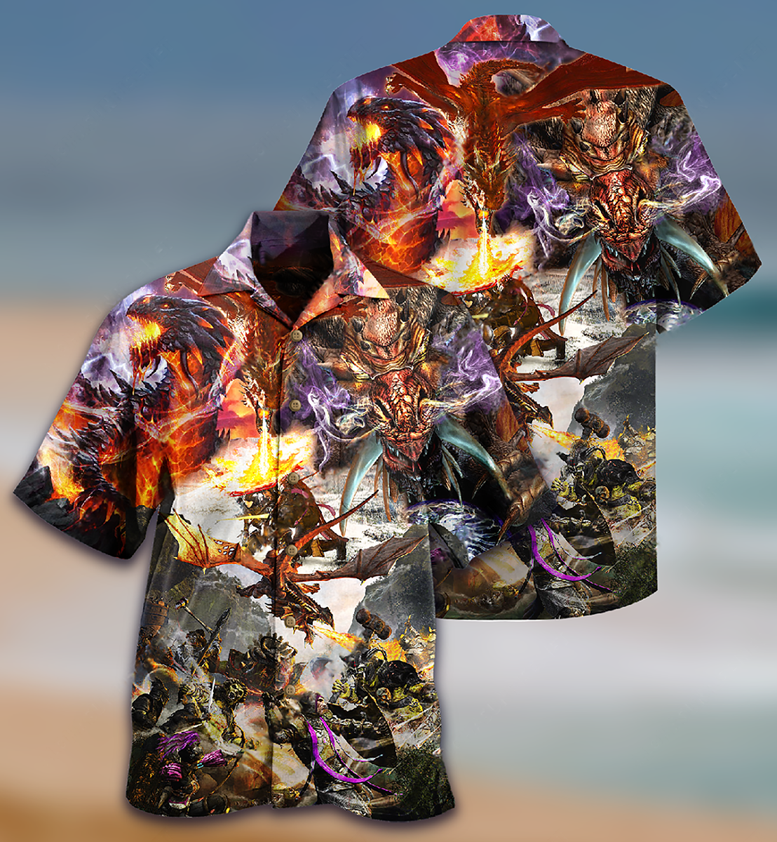 Dragon Love Life Combat Amazing - Hawaiian Shirt - Reefox