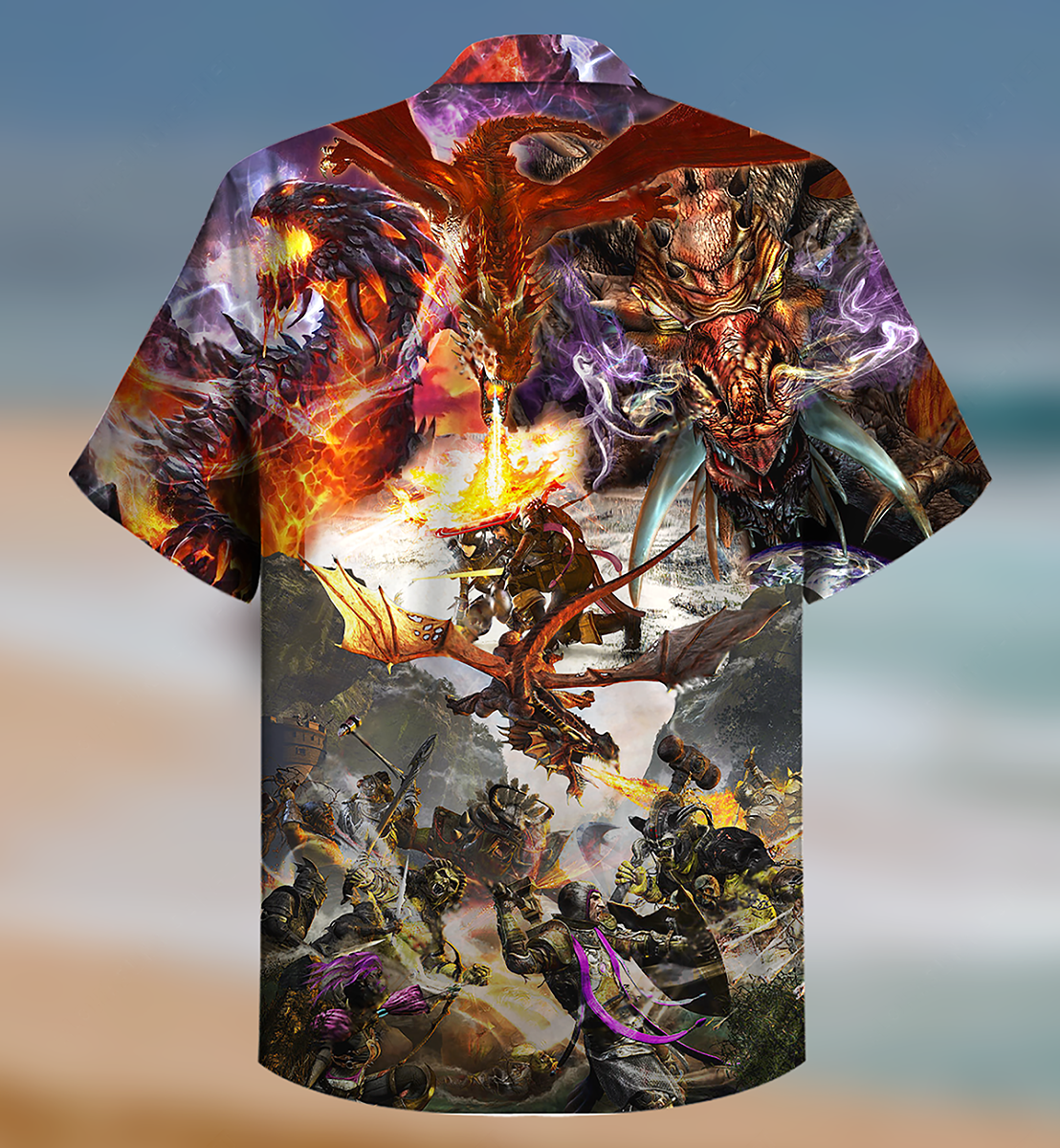 Dragon Love Life Combat Amazing - Hawaiian Shirt - Reefox