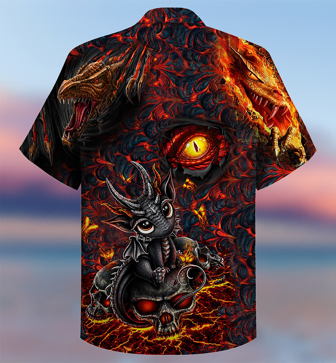 Dragon Eye Love Life Amazing - Hawaiian Shirt - Reefox