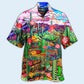 Cactus Flower On The Field Sky - Hawaiian Shirt - Reefox