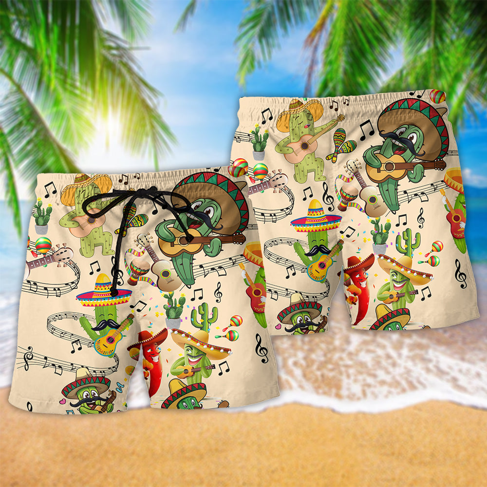 Cactus Love Music Pretty - Beach Short Reefox - Owls Matrix LTD