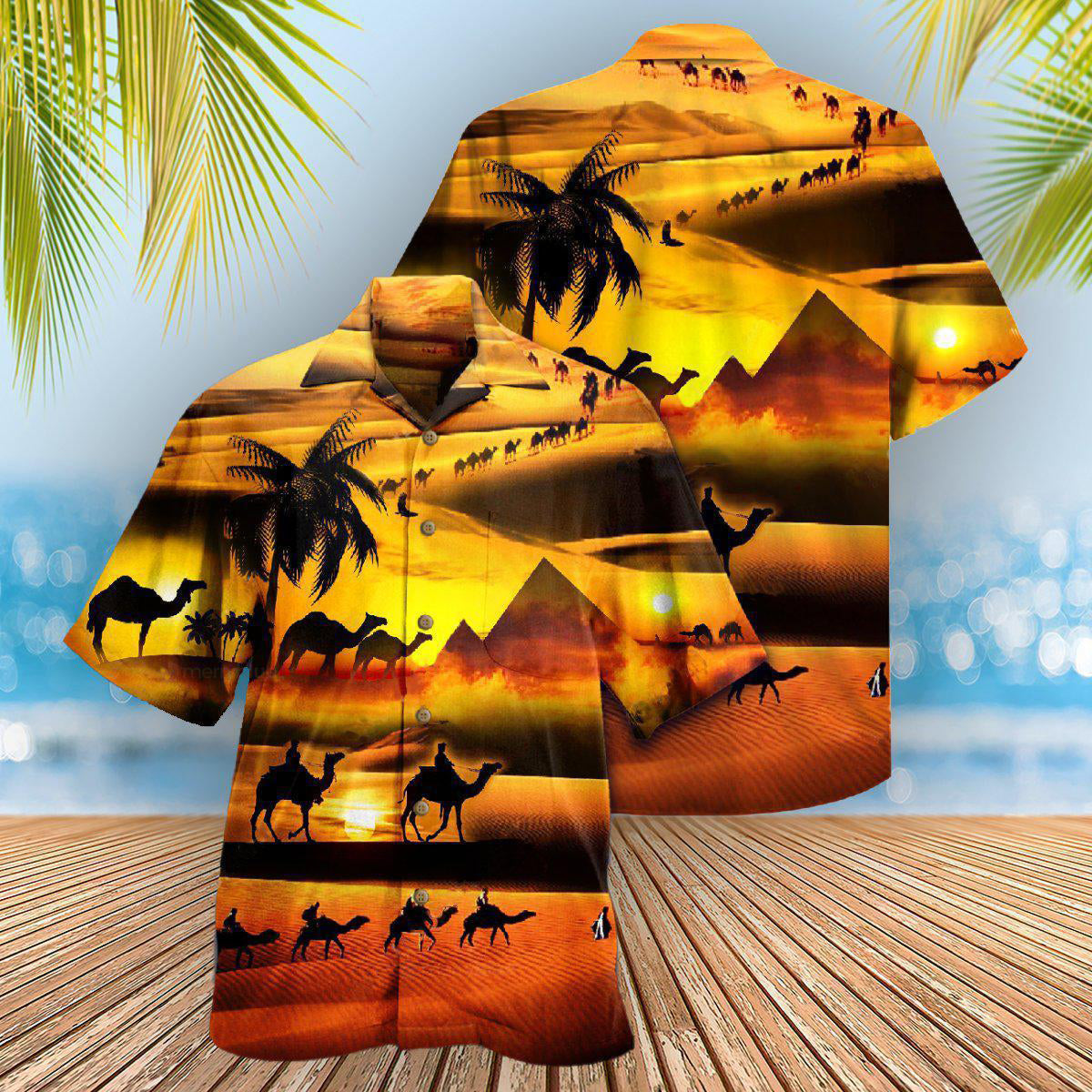 Camel Desert Is Under The Sunlight - Hawaiian Shirt - Reefox