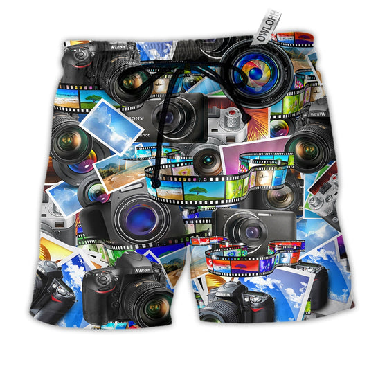 Beach Short / Adults / S Camera I Like It I Got It - Beach Short Reefox - Owls Matrix LTD
