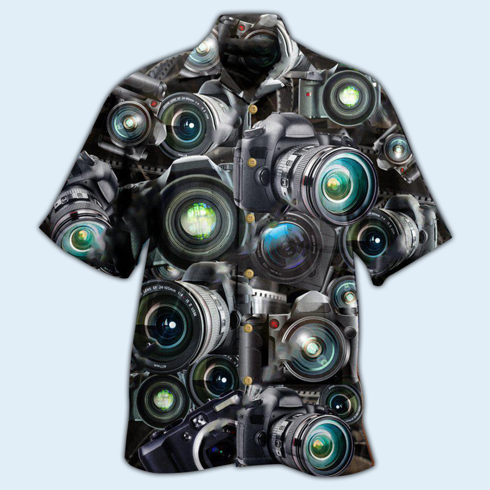 Camera Look Through Cameras - Hawaiian Shirt - Reefox