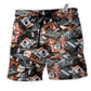 Beach Short / Adults / S Camera Retro Love Life Vintage - Beach Short Reefox - Owls Matrix LTD