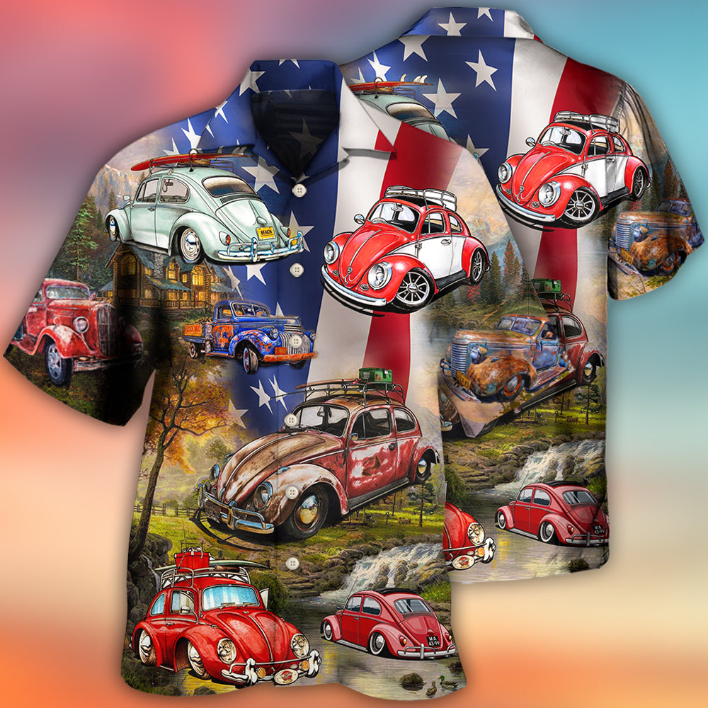 Camping Independence Day - Hawaiian Shirt - Reefox