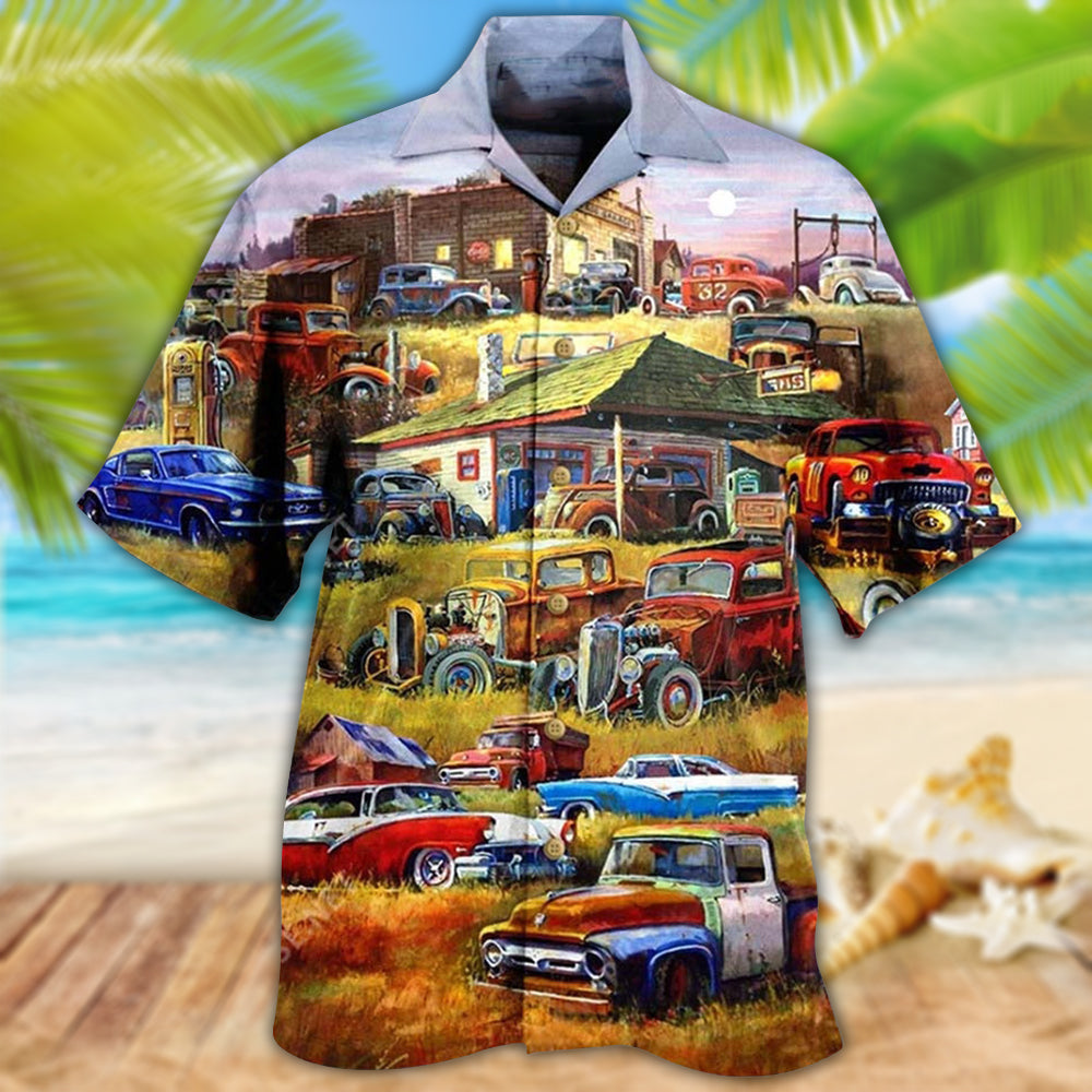Car Being With The Classic Is A Bless Car - Hawaiian Shirt - Reefox
