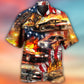 Car Independence Day Fire - Hawaiian Shirt - Reefox