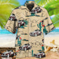 Car On The Desert With Cactus Basic Style Custom Photo - Hawaiian Shirt - Reefox