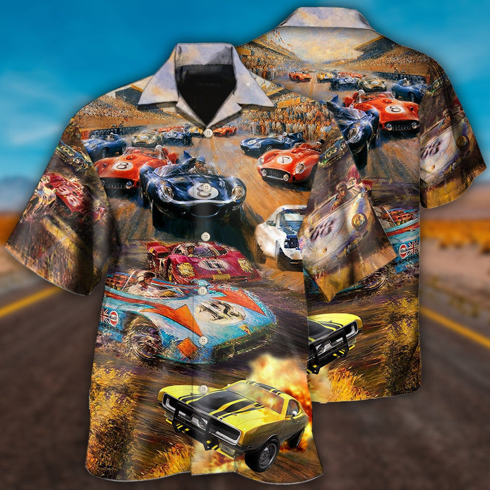 Car Racing Fast Style - Hawaiian Shirt - Reefox