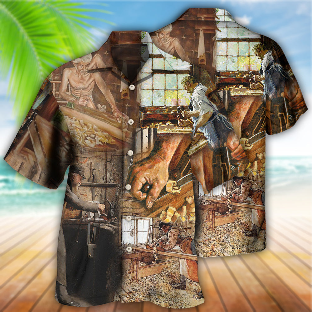 Carpenter Busy Work - Hawaiian Shirt - Reefox