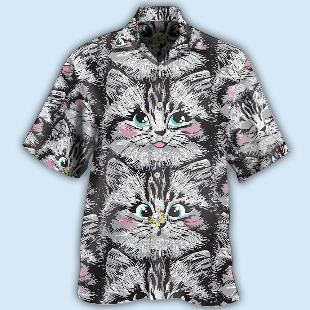 Cat Lovely Cat Lovely Kitten - Hawaiian Shirt - Reefox