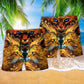 Cat Cool Flaming Cat - Beach Short Reefox - Owls Matrix LTD