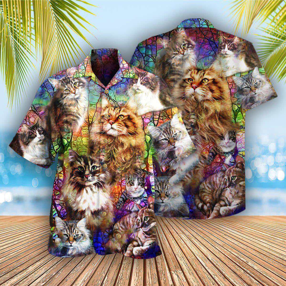Cat Life Is Better With Cat - Hawaiian Shirt - Reefox