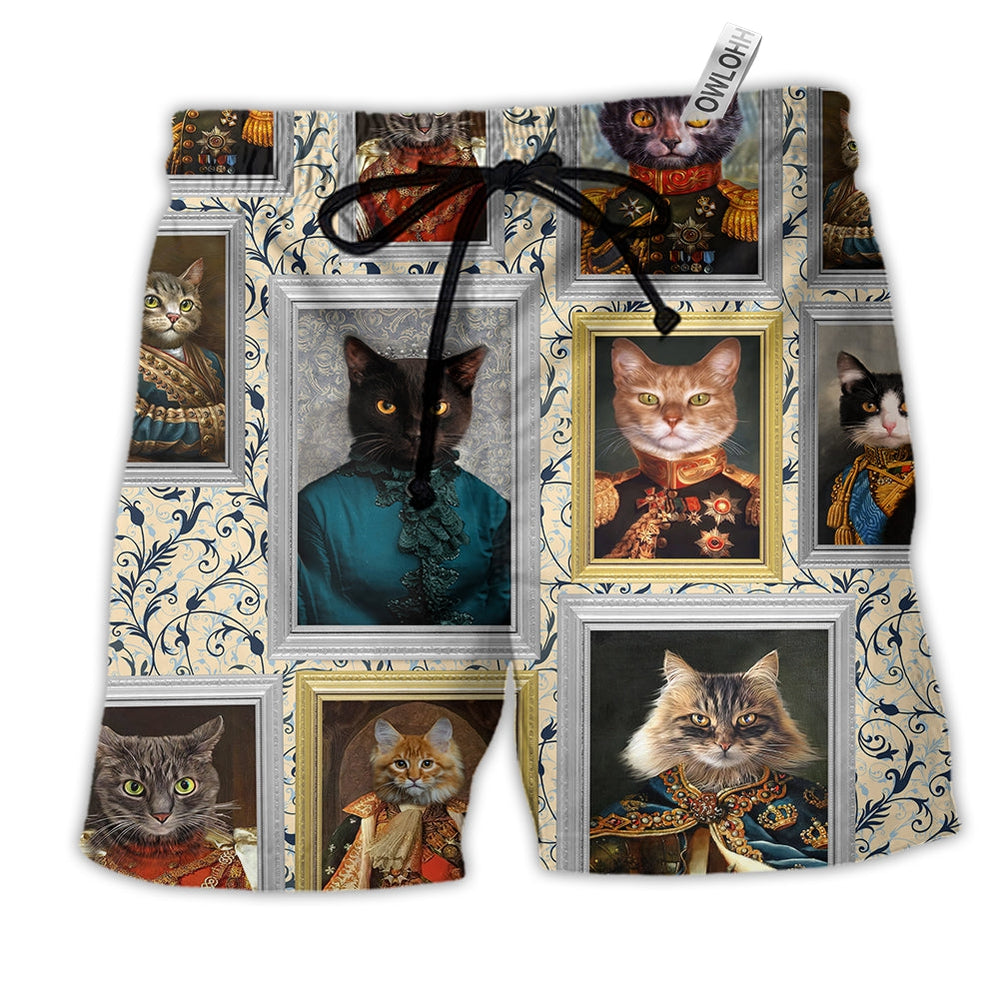 Beach Short / Adults / S Cat Noble Aristocrat Be Good - Beach Short Reefox - Owls Matrix LTD