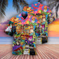 Cat Prom Lets Go Down Street Celebrate The Mardi Gras Festival - Hawaiian Shirt - Reefox