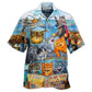 Hawaiian Shirt / Adults / S Cat Taught Man To Fish And Bring It To Them - Hawaiian Shirt - Reefox