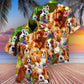 Cavalier King Charles Spaniel Dog The Best Therapy Has Fur And Four Legs - Hawaiian Shirt - Reefox