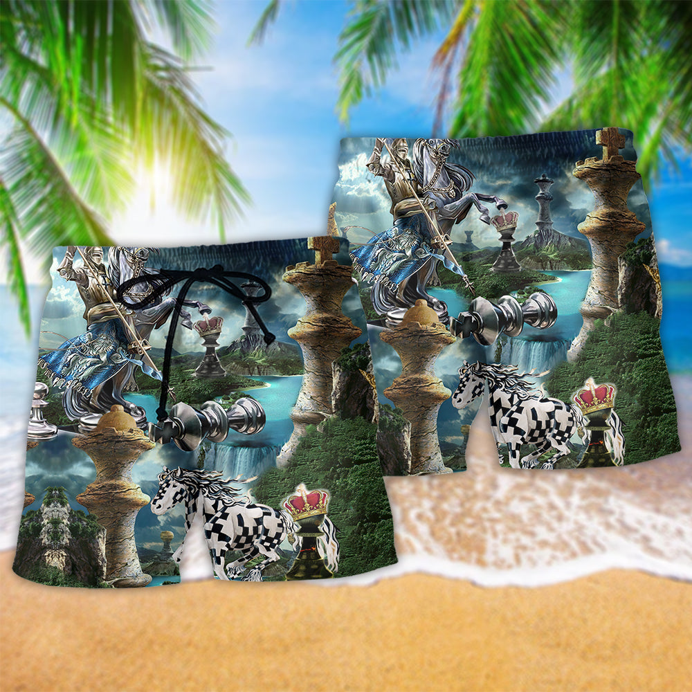 Chess Is Life Mountain - Beach Short Reefox - Owls Matrix LTD
