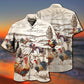 Chicken Awesome Farmer Roosters - Hawaiian Shirt - Reefox