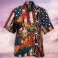 Chicken Celebrating Independence Day - Hawaiian Shirt - Reefox