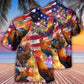 Chicken America Celebrating Independence Day - Hawaiian Shirt - Reefox