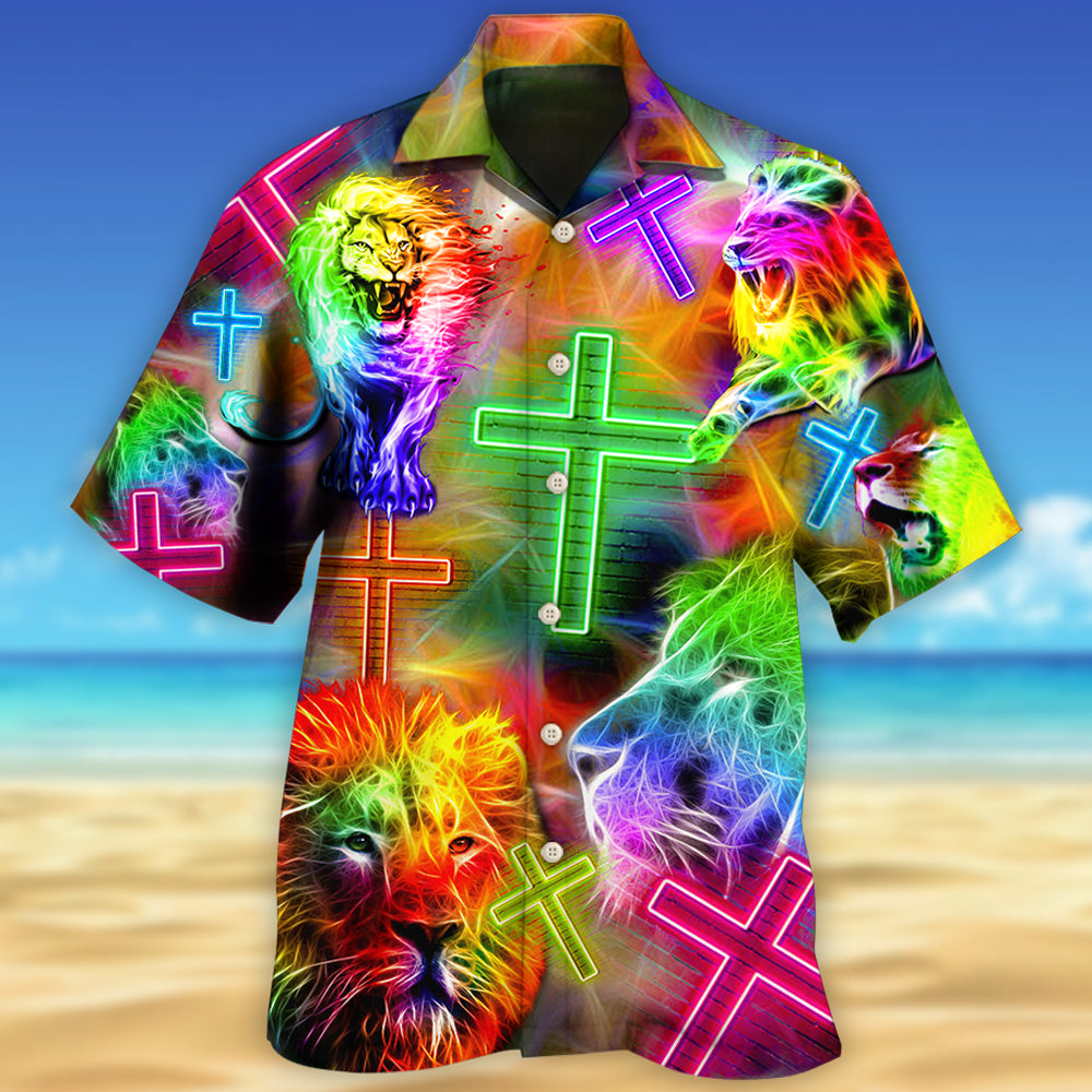 Lion Of God Style - Hawaiian Shirt - Reefox