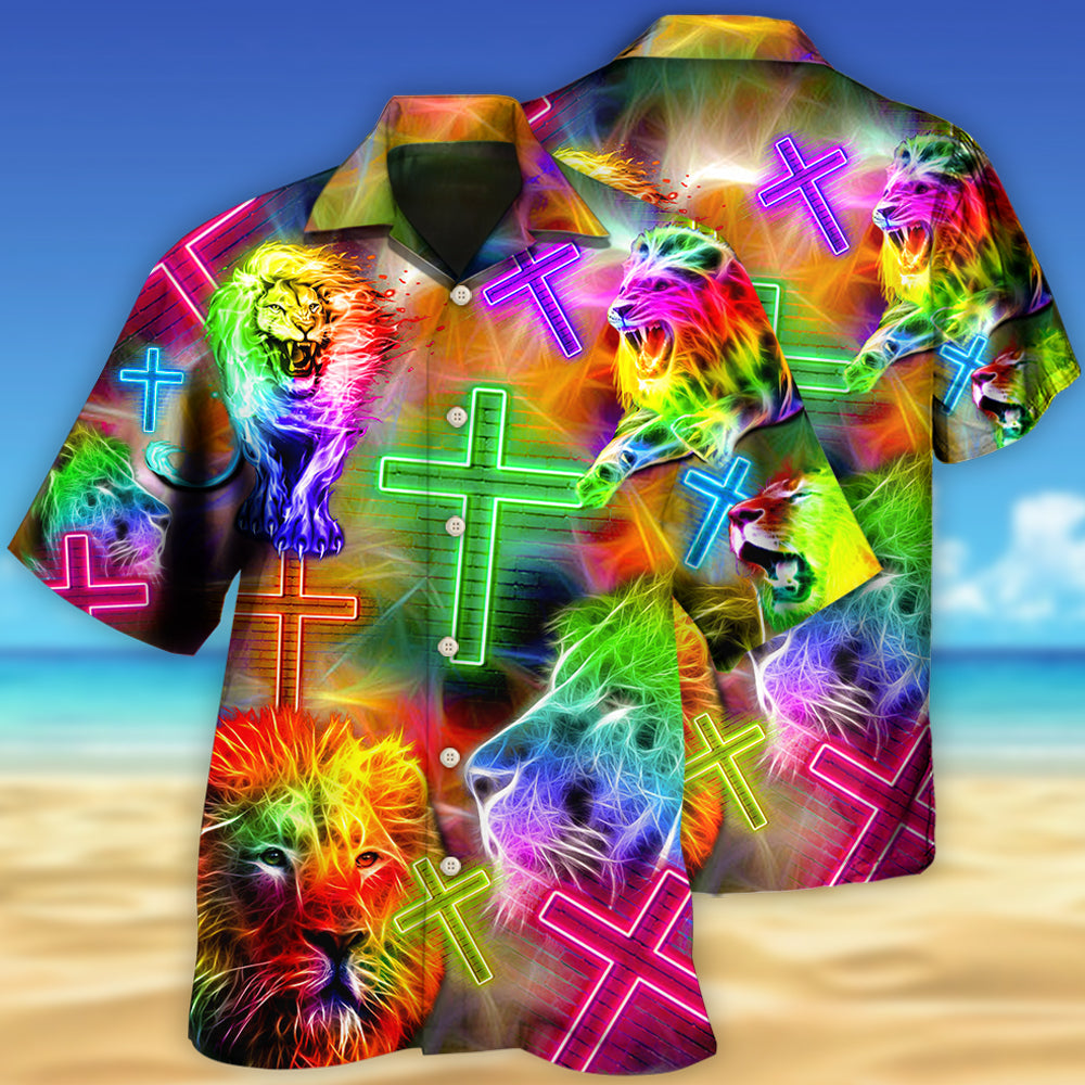 Lion Of God Style - Hawaiian Shirt - Reefox