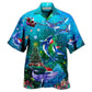 Hawaiian Shirt / Adults / S Whale Chirstmas Whales Under The Sea - Hawaiian Shirt - Reefox