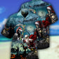 Skull Chistmas Santa Claus - Hawaiian Shirt - Reefox