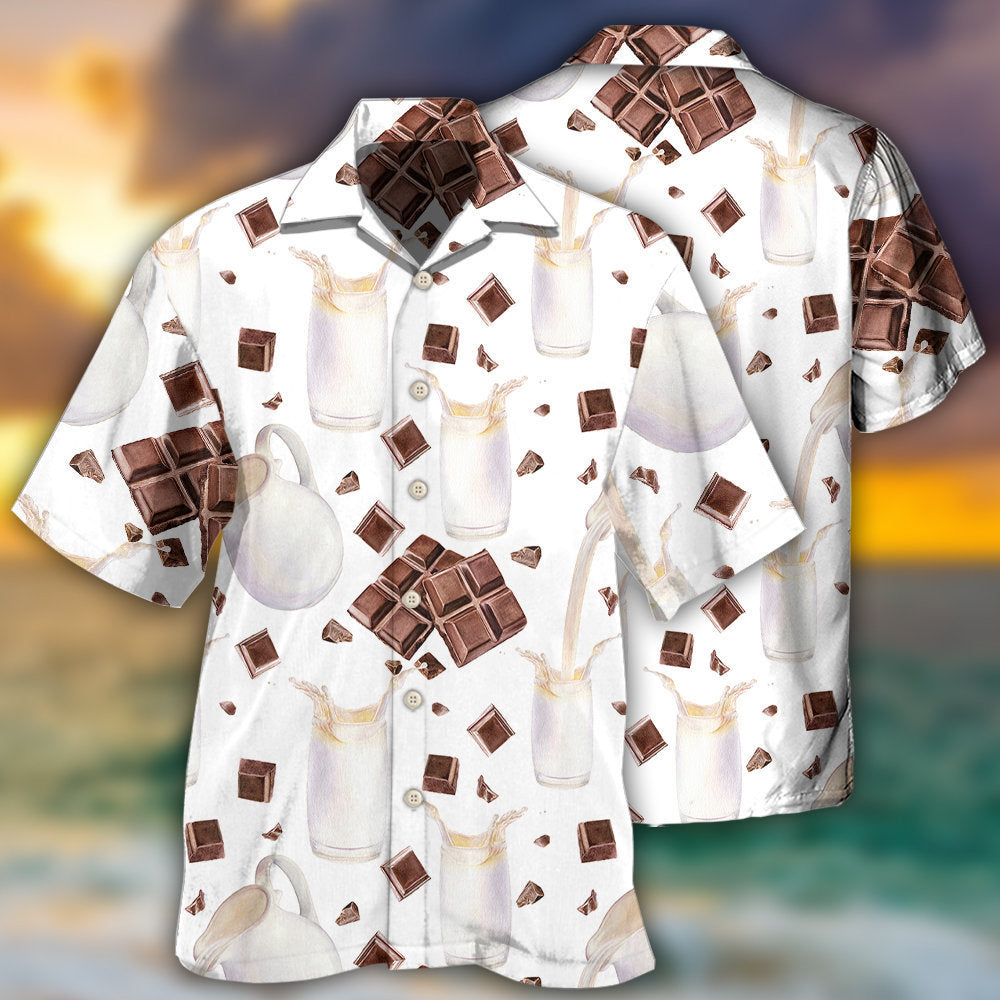 Chocolate Milk Is Cheaper Than Therapy Basic Style - Hawaiian Shirt - Reefox