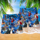 Christmas And Skull Merry Xmas - Beach Short Reefox - Owls Matrix LTD