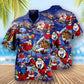Christmas Christmas Flying Super Santa - Hawaiian Shirt - Reefox