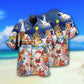 Christmas Happy Animals In Night - Hawaiian Shirt - Reefox