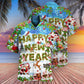 Christmas Happy New Year Snow Merry Christmas - Hawaiian Shirt - Reefox