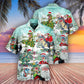 Christmas Have A Roarsome In Snow - Hawaiian Shirt - Reefox