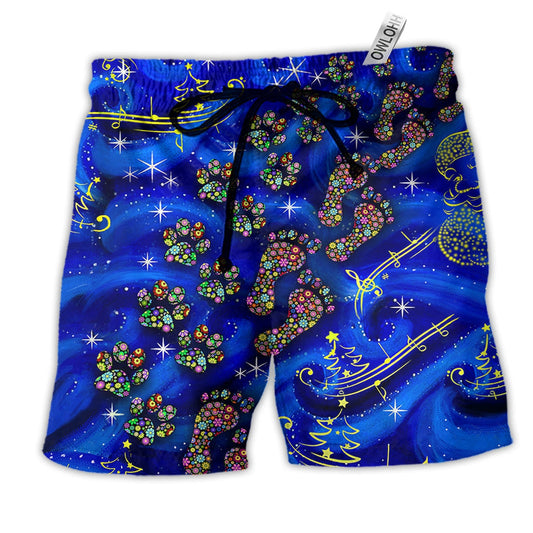 Beach Short / Adults / S Christmas Never Walk Alone - Beach Short Reefox - Owls Matrix LTD
