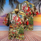 Christmas Santa's Toy Workshop Christmas Night - Hawaiian Shirt - Reefox