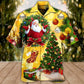 Christmas Tree Yellow Stunning Night - Hawaiian Shirt - Reefox