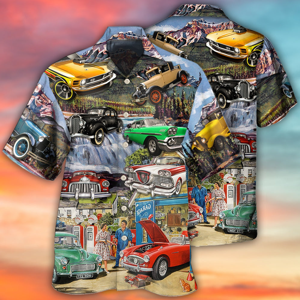 Car Classic Car Life Style - Hawaiian Shirt - Reefox